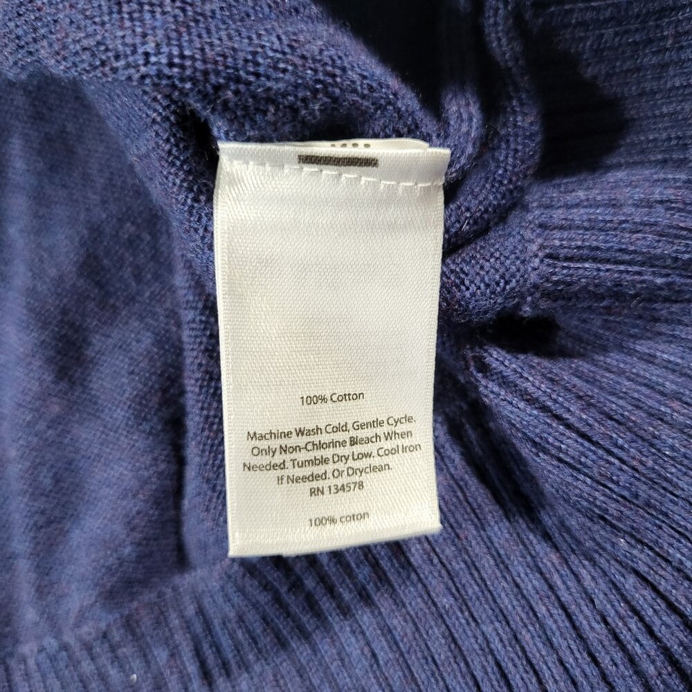 Vineyard Vines Navy Blue Quarter Zip Mens Sweater XXL - Picture 7 of 15